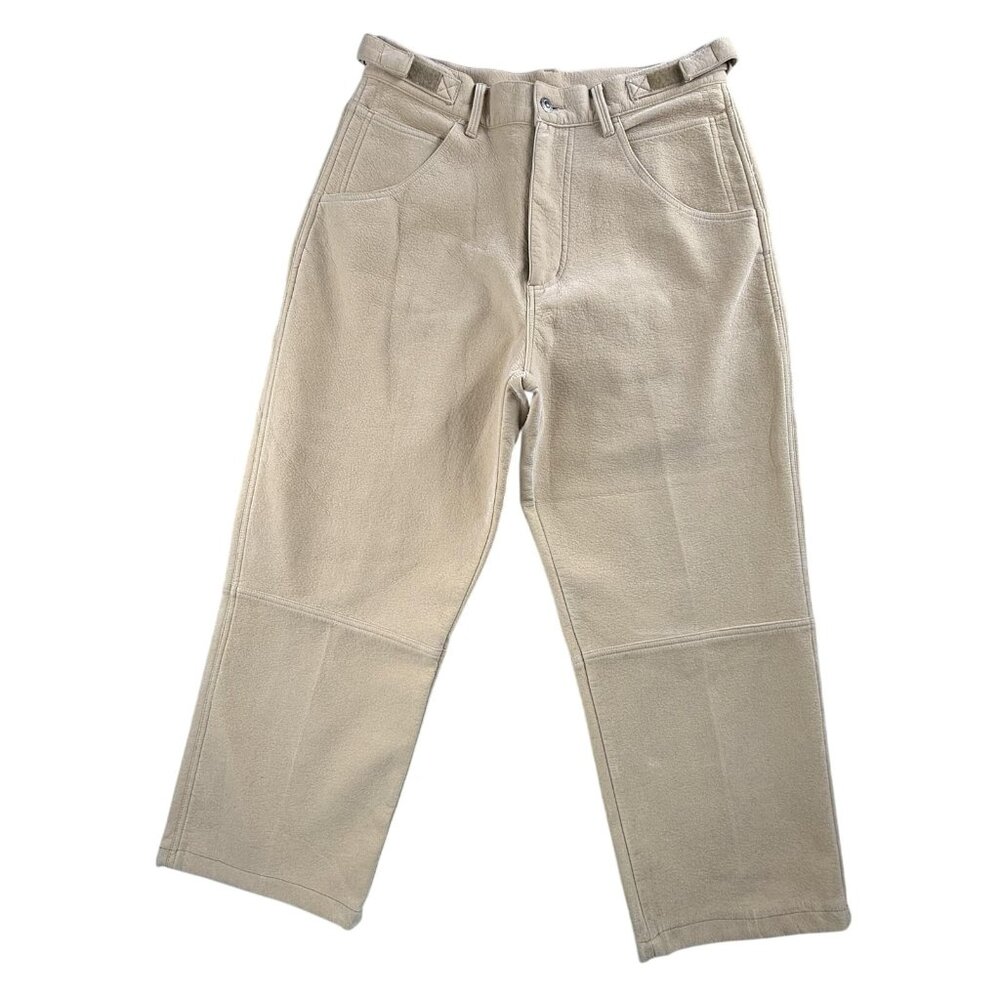 Vintage ASG Snow Pants Mens 34x30 Beige Arctic Jean Collection Fleece Insulated